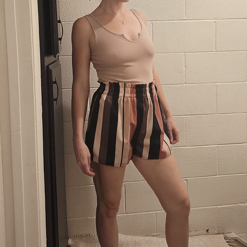 Striped Women's Shorts